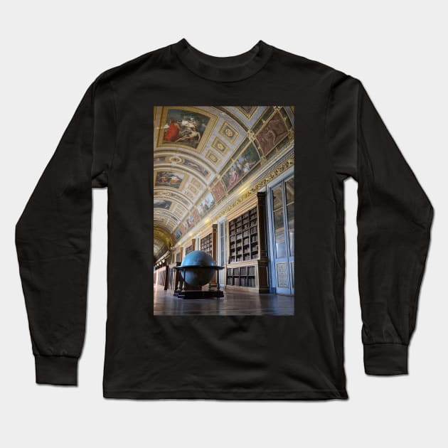 Galerie de Diane Chateau de Fontainebleau Long Sleeve T-Shirt by dreamtravel